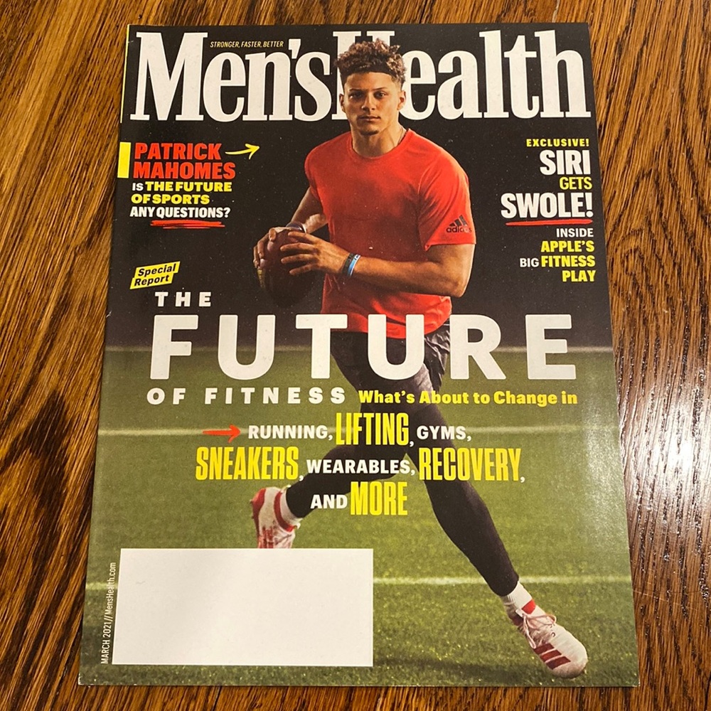 Patrick Mahomes - Men’s Health Magazine - March 2021 nfl kansas city chiefs mens